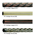 All styles of galvanized curtain rods